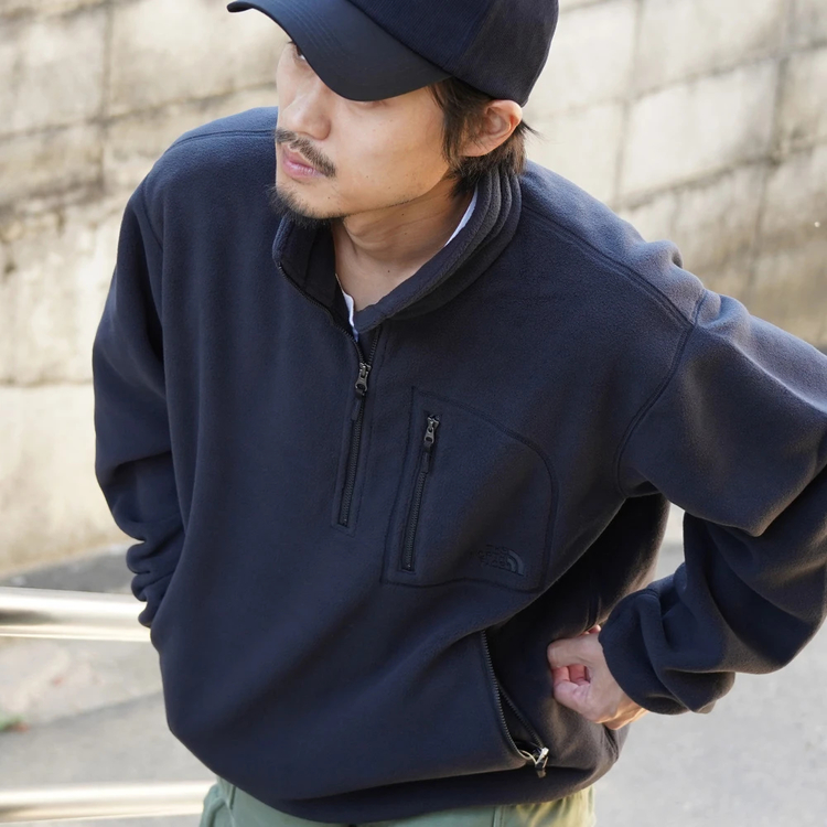 ザ・ノース・フェイス]フィールドフリースハーフジップ（メンズ