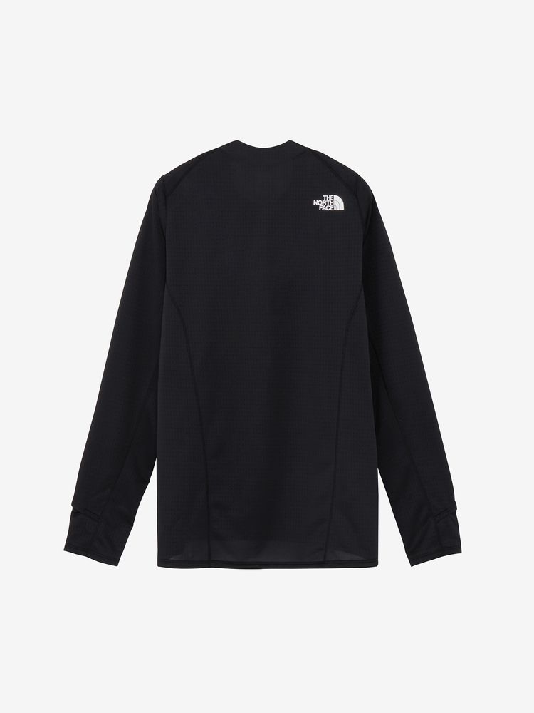 公式】ロングスリーブハイブリッドドライドットライトクルー（メンズ
