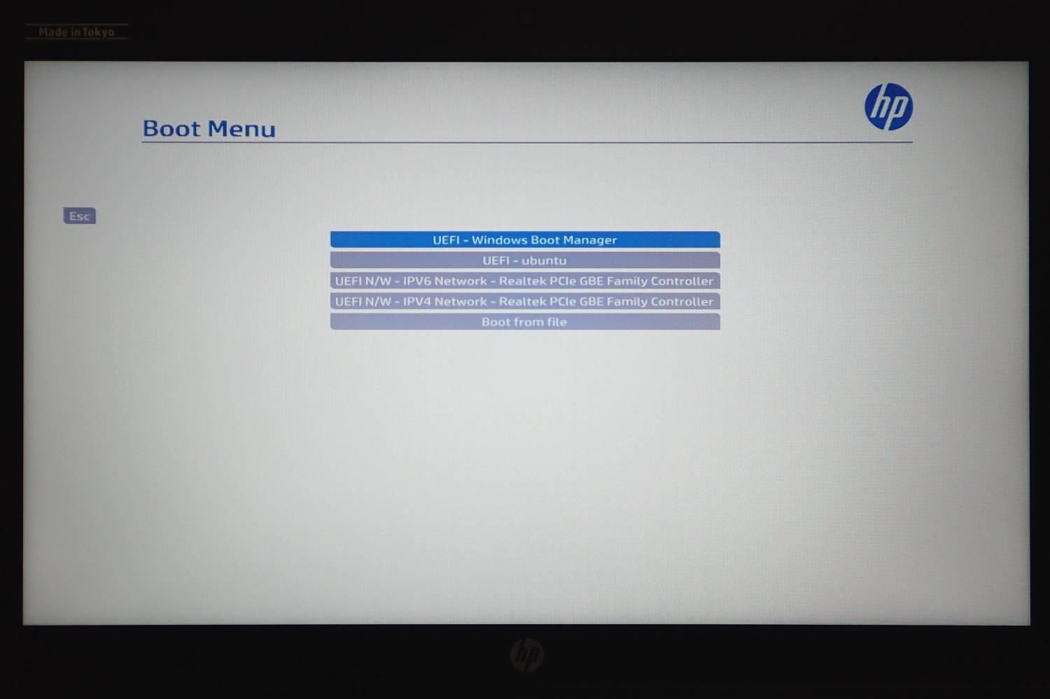 HP ProBookのUEFI/BIOSメニュー起動方法とキーまとめ | 俺の開発研究所
