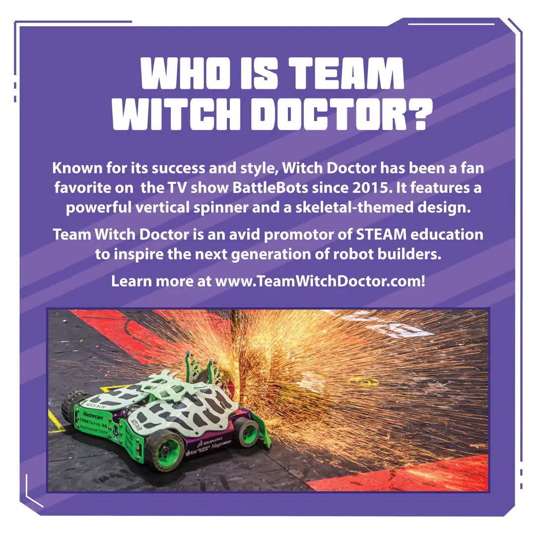 Camp Witch Doctor Combat Robot Kit- Big Cheese. Build & Battle.