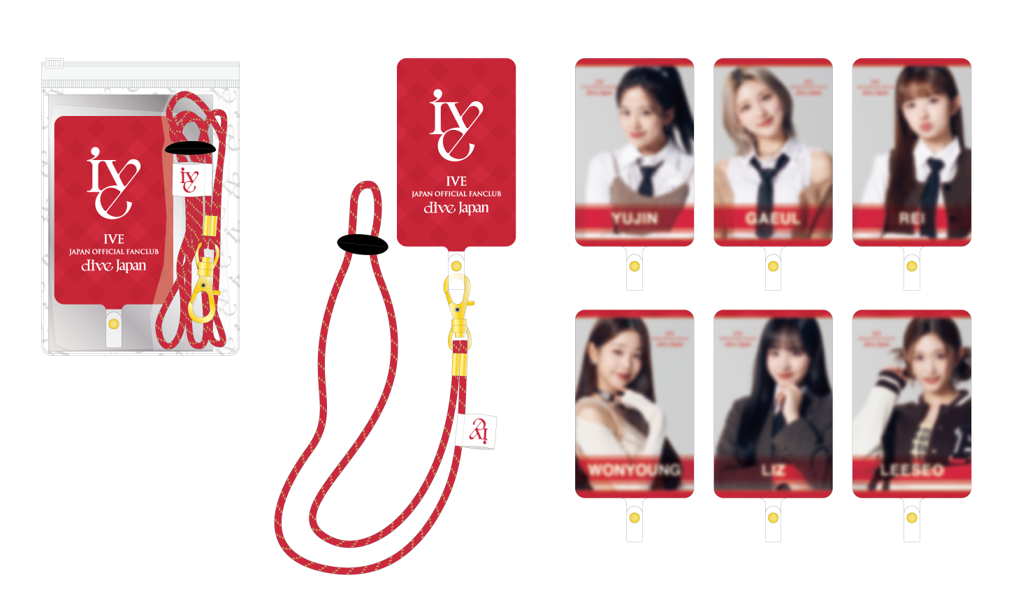 DIVE JAPAN会員限定グッズ「フォンタブ＆ストラップセット」「メンバー