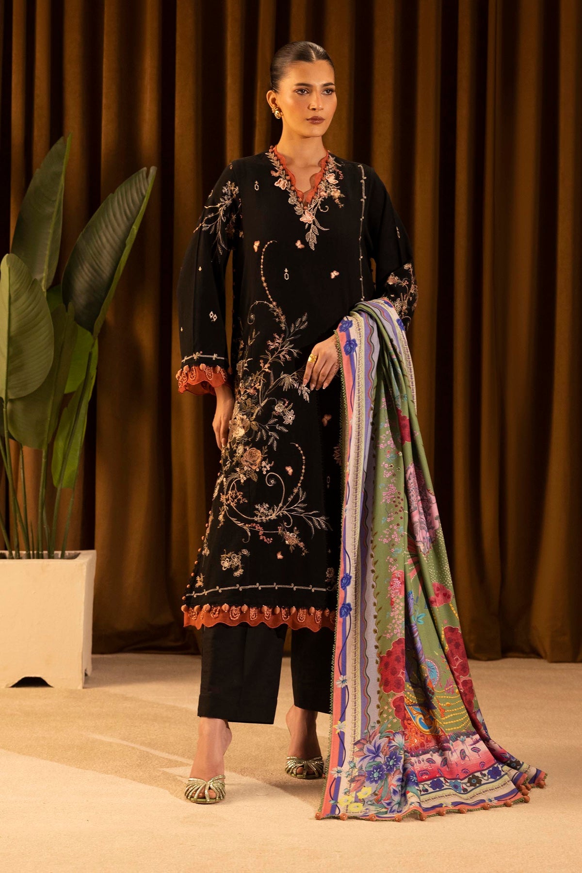 Design 6A - Sana Safinaz Muzlin Stitched – Janan