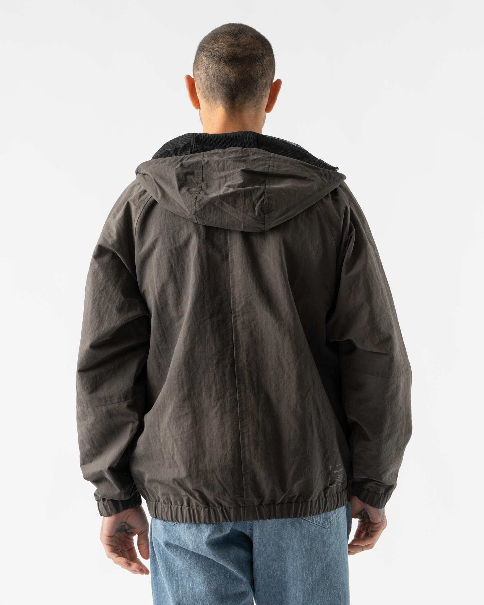 Norse Projects Ivan Oxford Monogram in White Curated at Jake and Jones