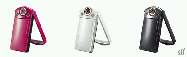 カシオ、女性ターゲットの“自分撮り”カメラ「EX-TR350」上海で発表