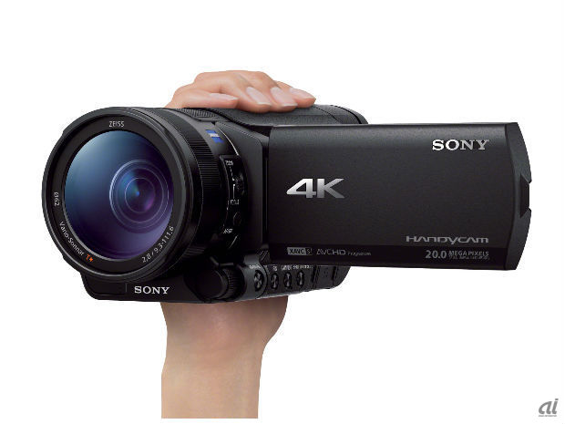 ソニー、実売約22万円の4K「ハンディカム」発売へ--1.0型CMOS搭載の