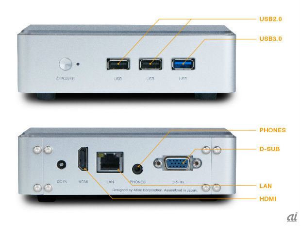 アビー、テレビとネットサービスを密接に--超小型PC「AFFINITY