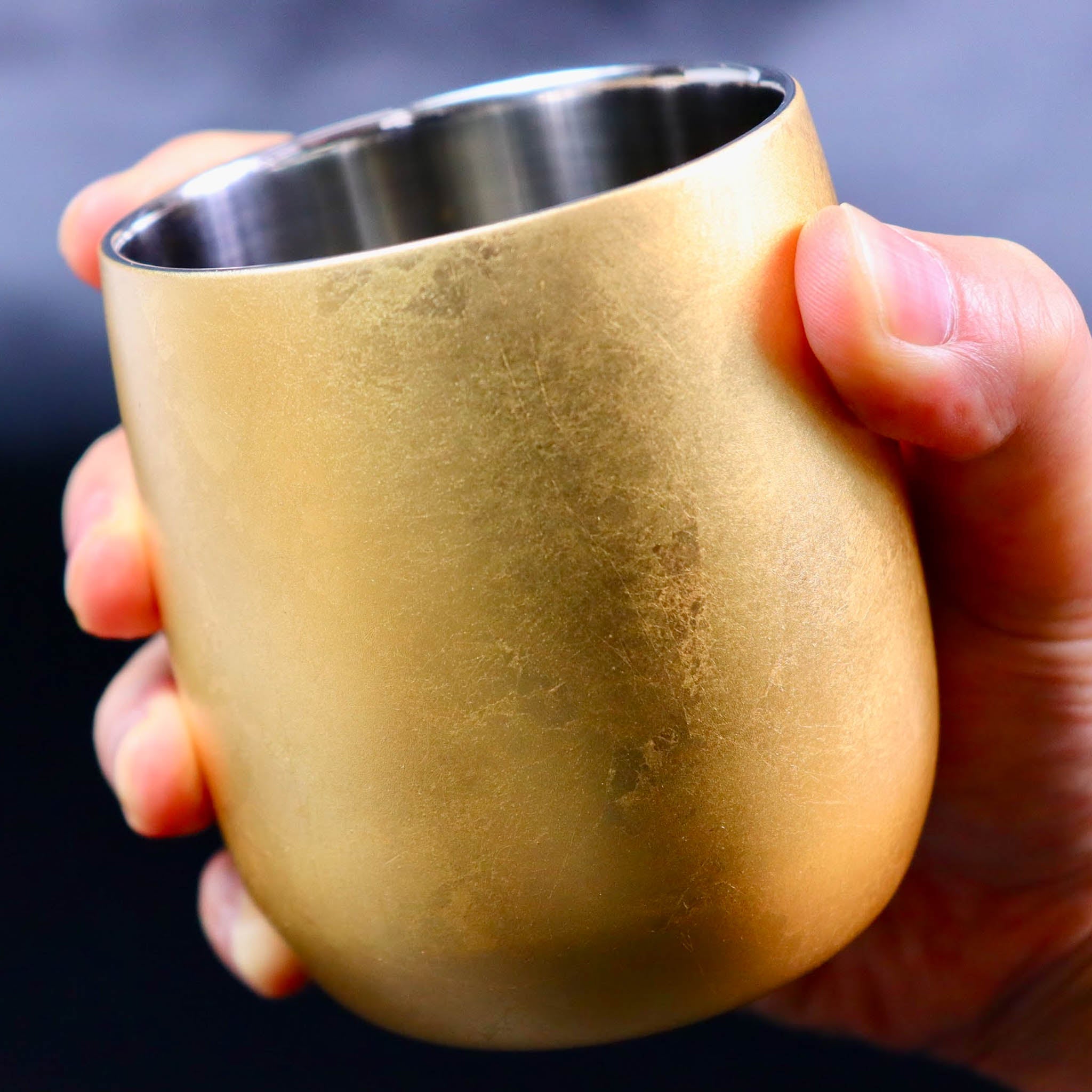 山中塗 カップ | 箔衣 | 二重構造 ダルマカップ | ウチキ