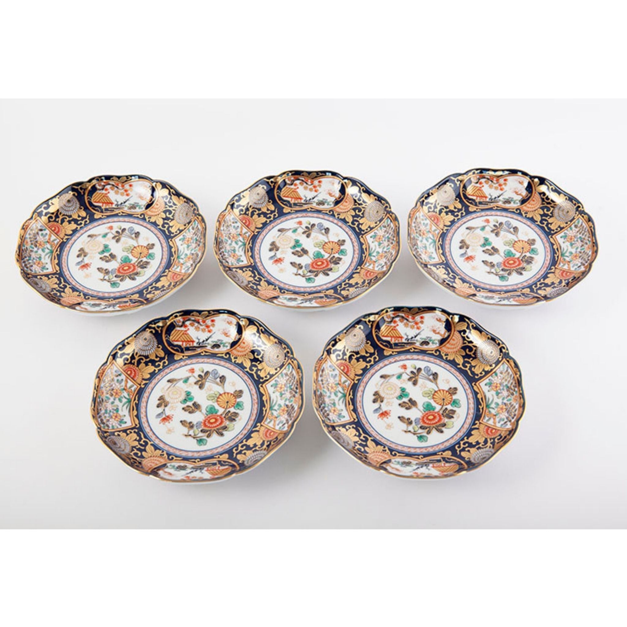 有田焼 | 和皿揃 5客セット | 琳派 古伊万里様式 | 賞美堂