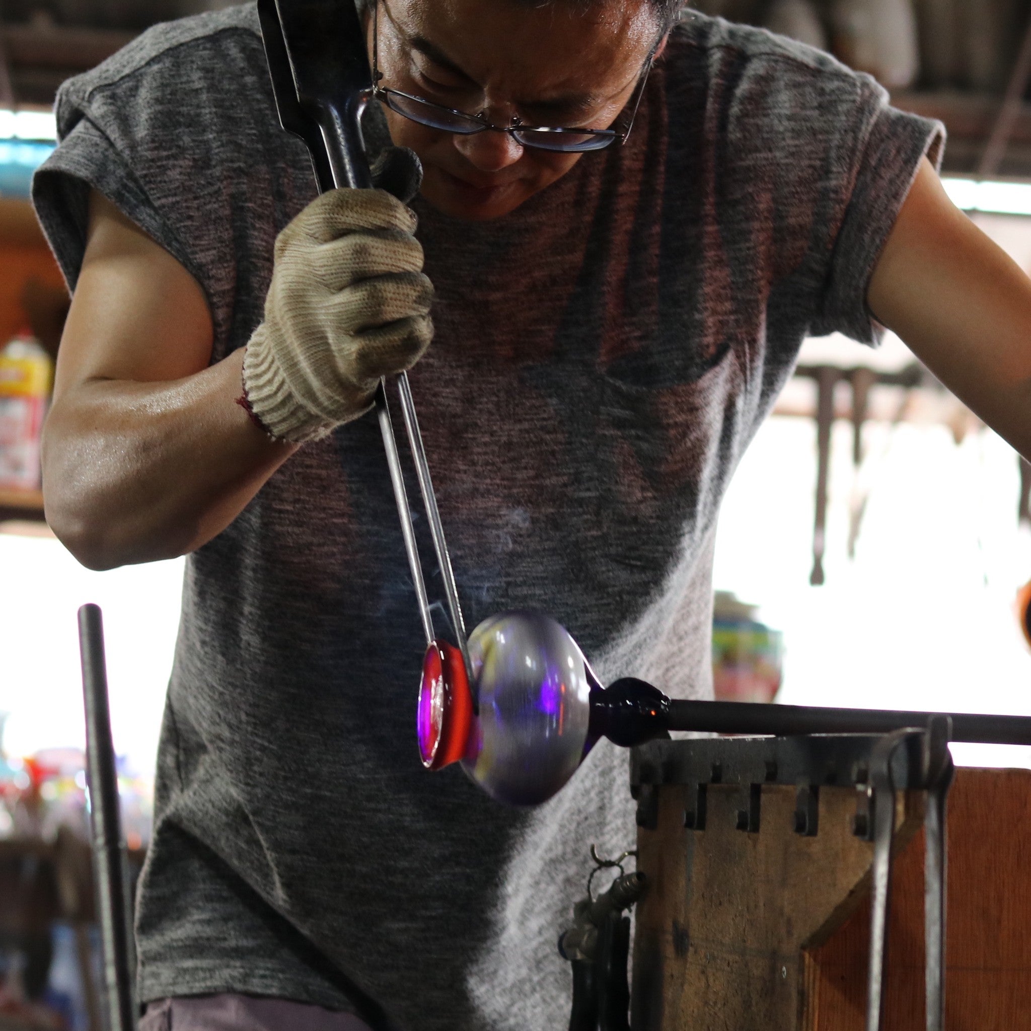 肥前びーどろ グラス | 虹色タンブラー | 副島硝子