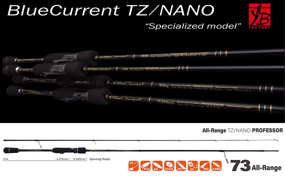 YAMAGA BLUE CURRENT 73ALL RANGE TZ-NANO PROFESSOR 2.22m 0.5-12gr