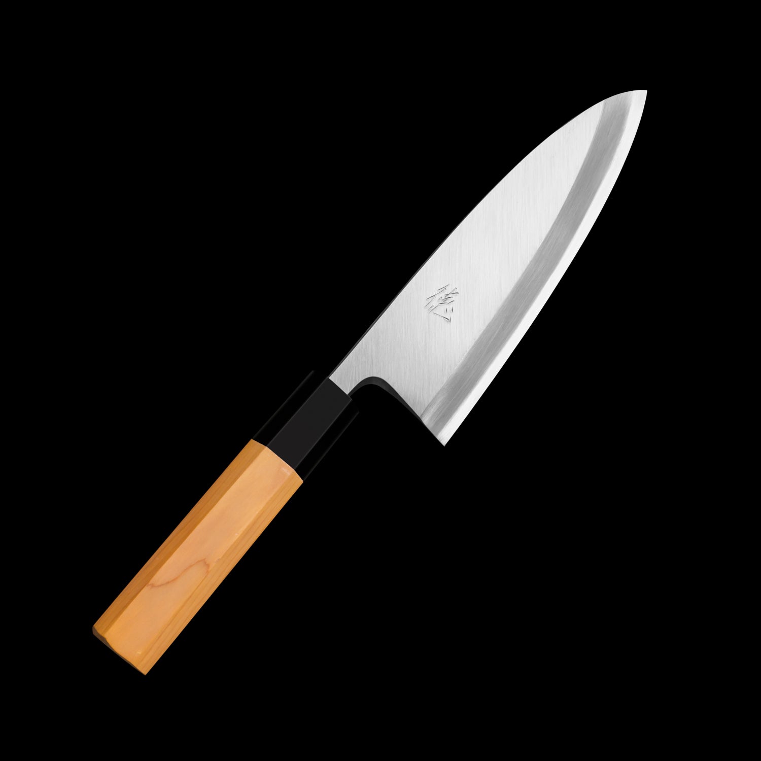 包丁の堺徳｜出刃包丁 堺打刃物 白二鋼 一位八角柄