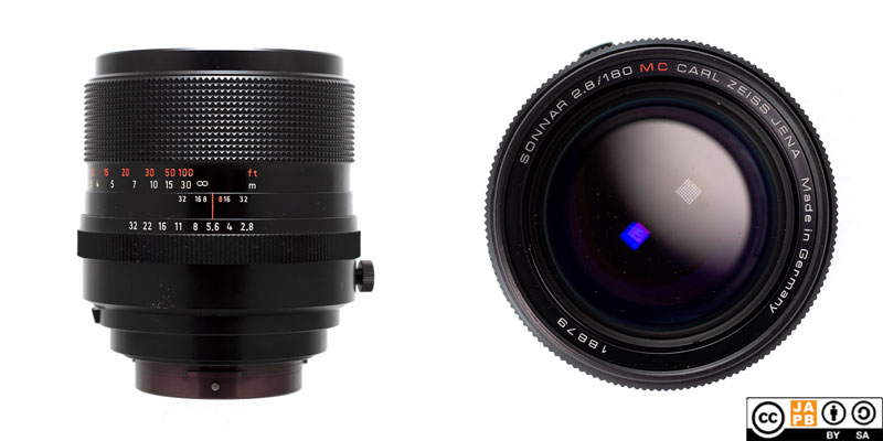 Data sheet: Carl Zeiss Jena Sonnar 180 mm f/2.8 (Pentacon 6) – JAPB