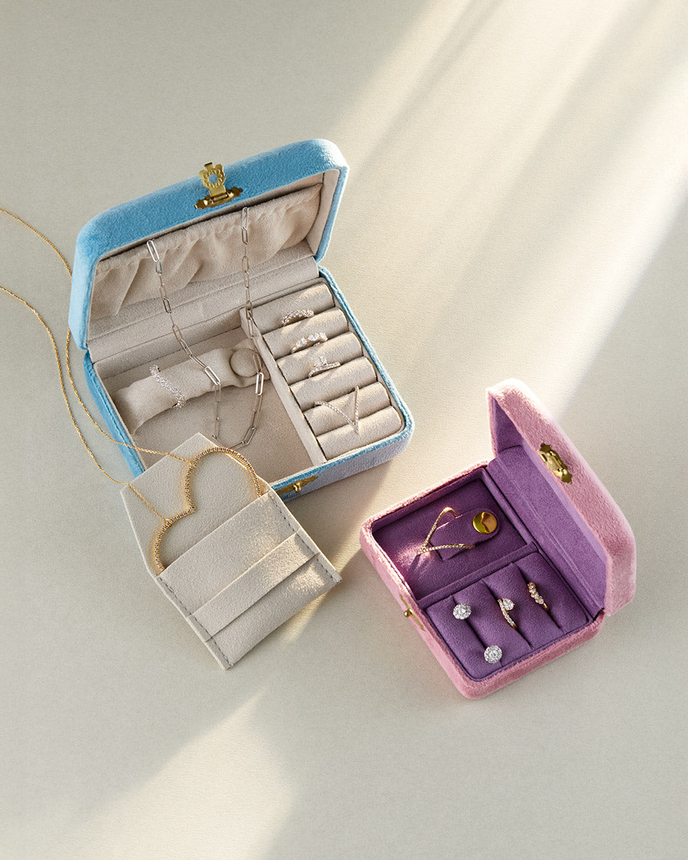 Fleur Éternelle JEWELRY CASE MINI｜マグノリア・ホワイト ジュエリー