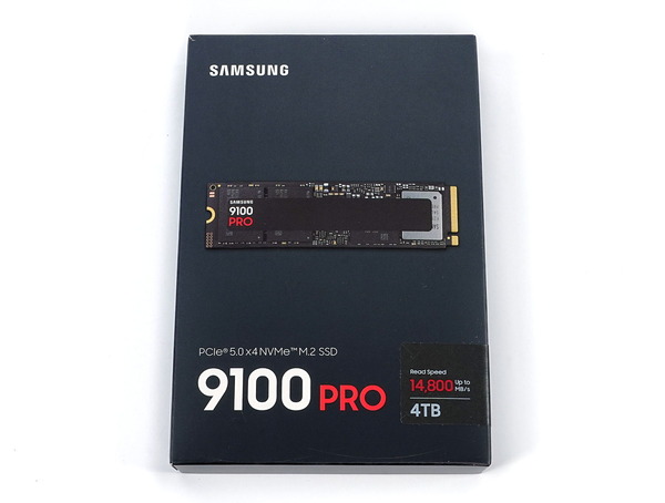 Samsung SSD 9100 PRO 4TB」をレビュー。最速かつパッシブ冷却でも扱い