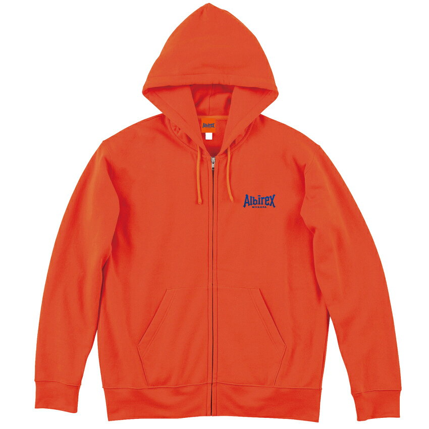 アルビレックス新潟 ORANGISTA×ALBIREX フルジップパーカー（オレンジ