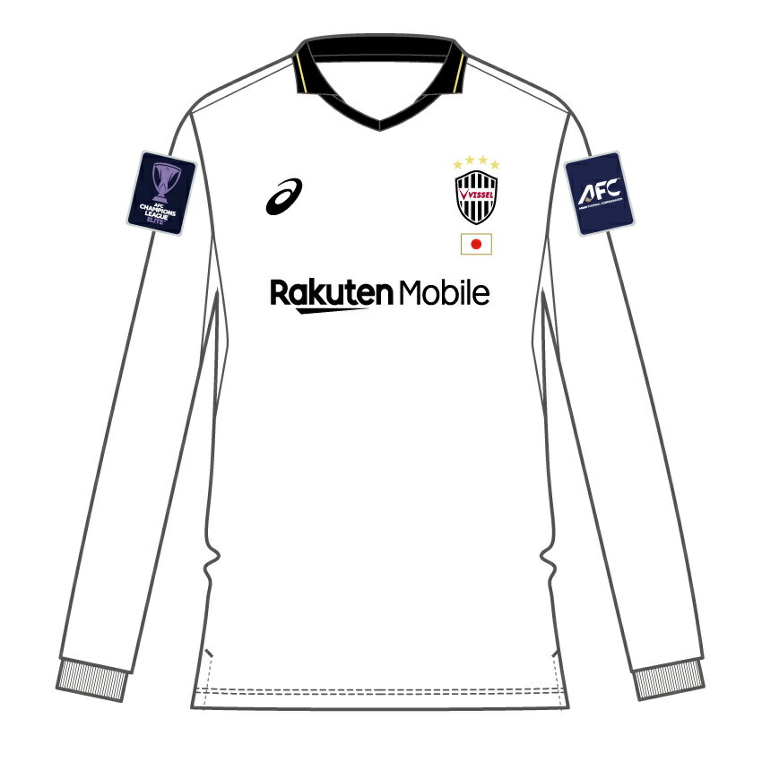 ヴィッセル神戸 2025/26 ACLE 【オーセン】ユニフォーム 長袖（2nd