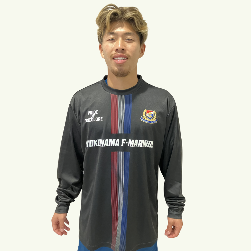 横浜Fマリノス 支給品 フルスポンサー ロングスリーブジャージ 黒