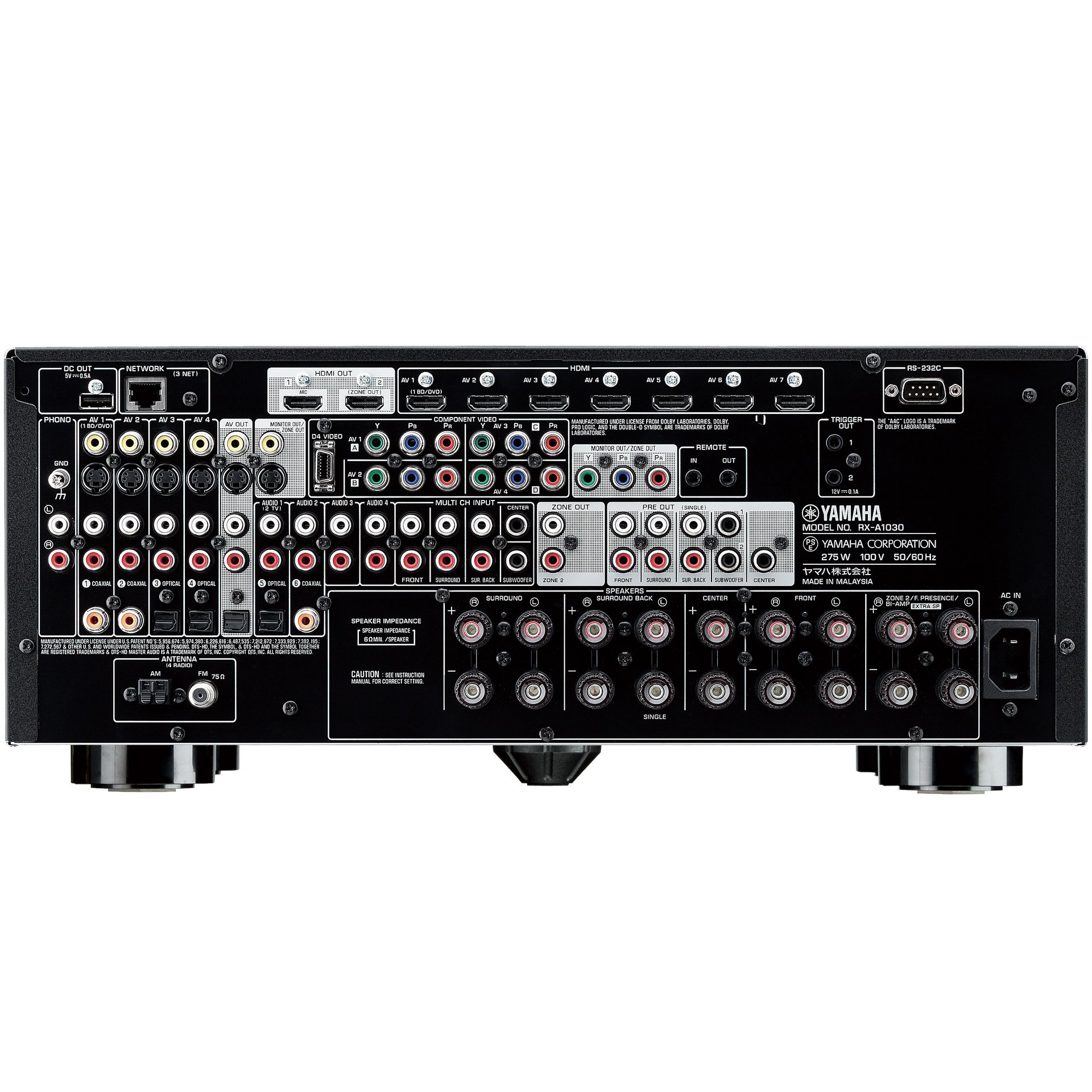 ヤマハ | RX-A1030 - AVアンプ - 概要