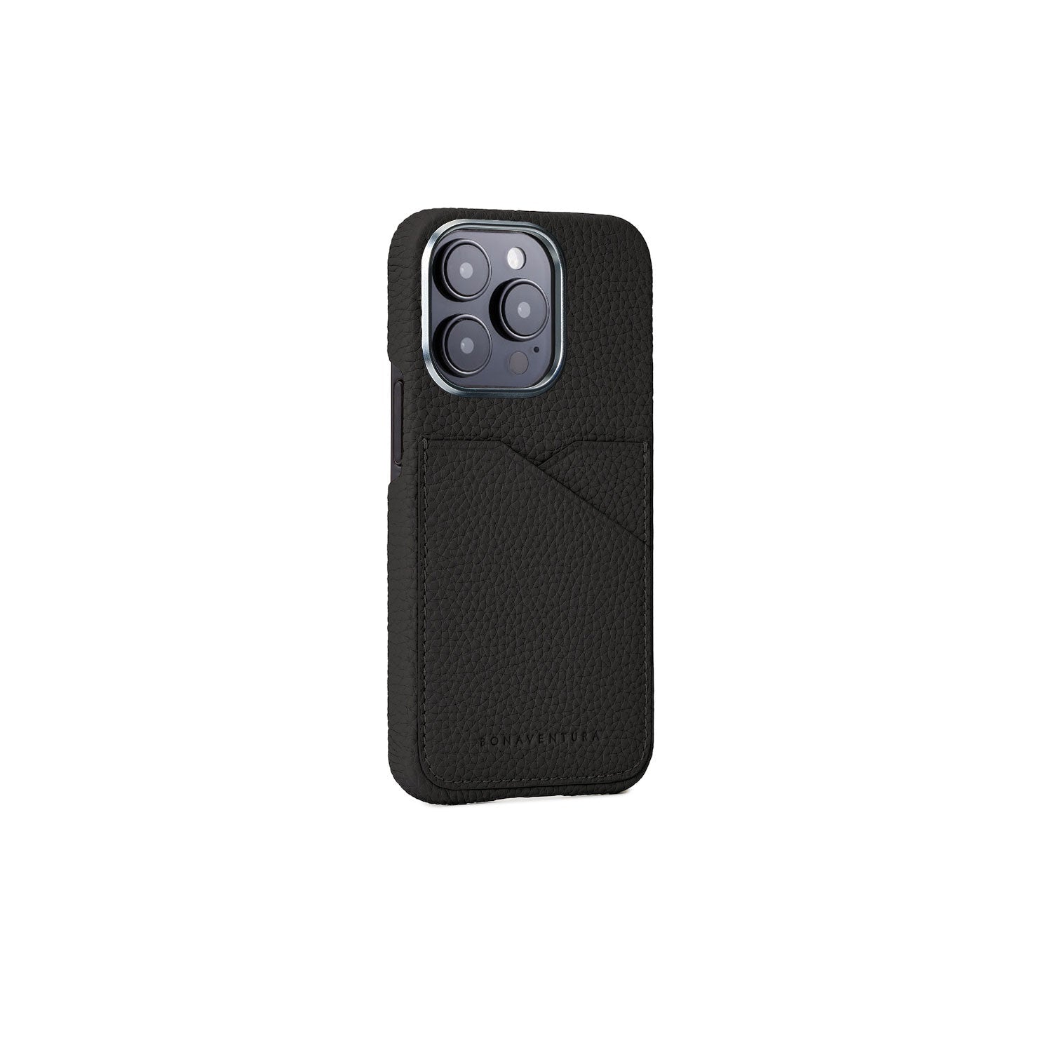 iPhone 15 Pro) バックカバーケース シュリンクレザー