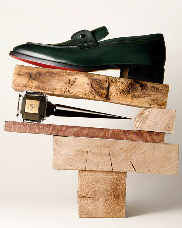 Mooncrest - 靴べらキーホルダー - カーフレザー - レッド - Christian