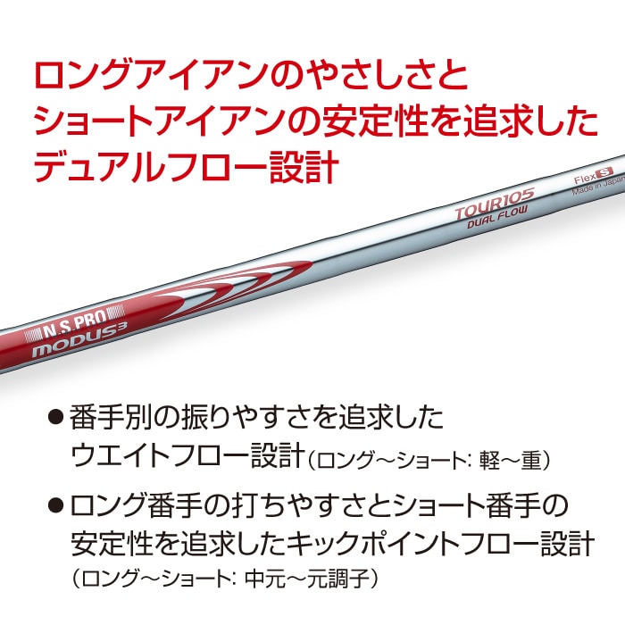 2025年モデル】【B シリーズ】 258CBP IRON [N.S.PRO MODUS3 TOUR105