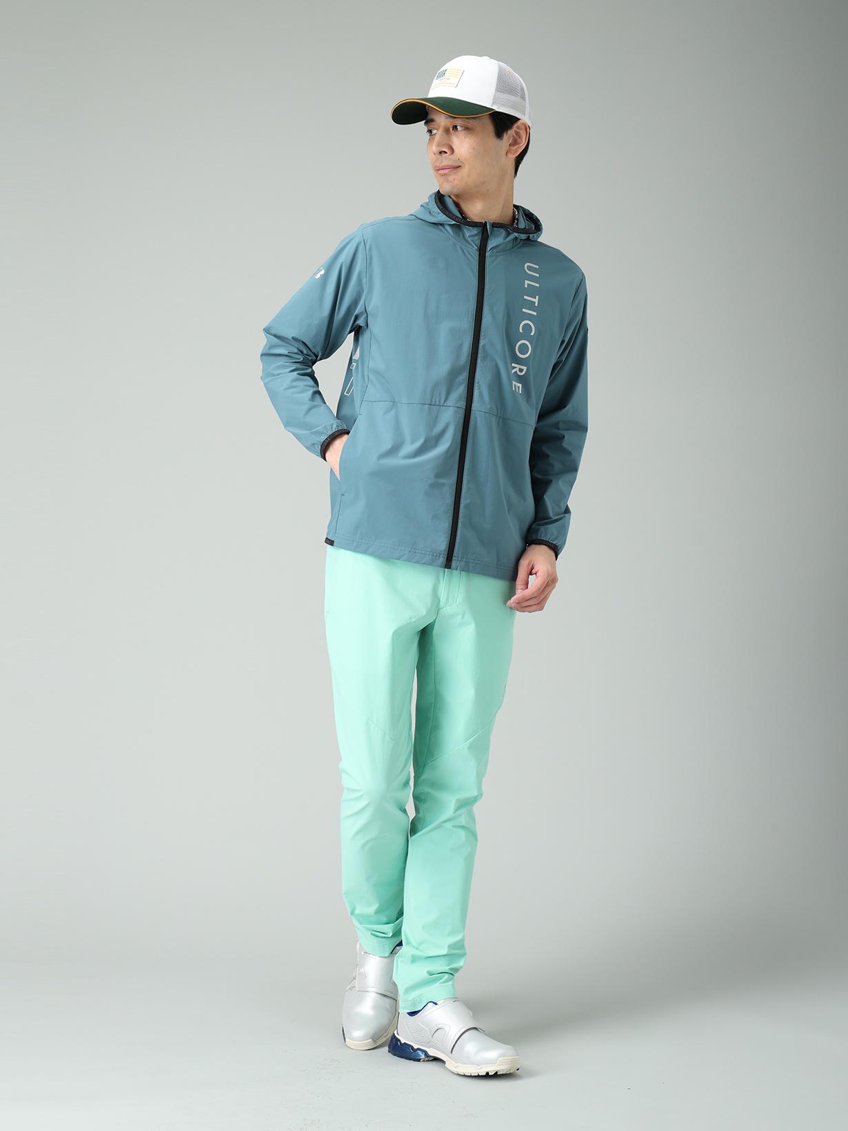 26年春夏 【4Dimotion Fit 】 ロングパンツ(76 EG(エメラルドグリーン