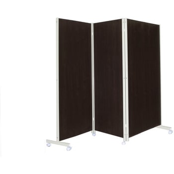 キャスター付き折り畳みパーテーション 3連 高さ1800mm 日本住器工業