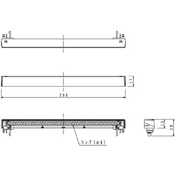 FL9204013 誘導灯用ランプ 冷陰極管 FL9204013 (CF200T4EN/C1