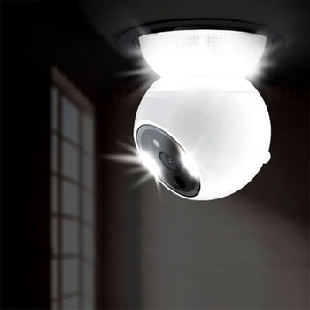 ATOM AR2 照明ソケット型 360°自動追尾見守り防犯カメラ 1台 Amaryllo