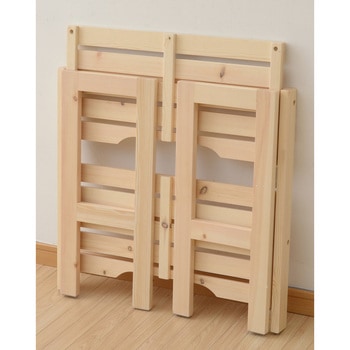 天然木 折りたたみラック YAMAZEN(山善) 本棚・ラック 【通販モノタロウ】