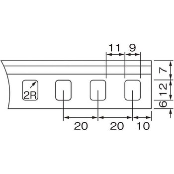 ハイセンダクト イカイ 配線ダクト本体 【通販モノタロウ】
