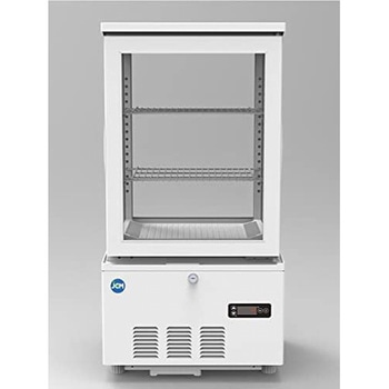 業務用 4面ガラス冷蔵ショーケース(片面扉) ジェーシーエム 冷凍/冷蔵