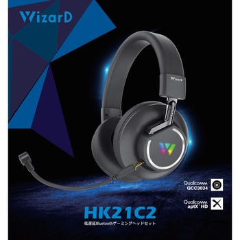 HK21C2 HK21C2 低遅延Bluetoothゲーミングヘッドセット 1台 WIZARD
