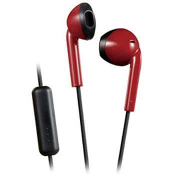 HAF19MRB インナーイヤー型イヤホン(レッド×ブラック) HA-F19M-RB 1個