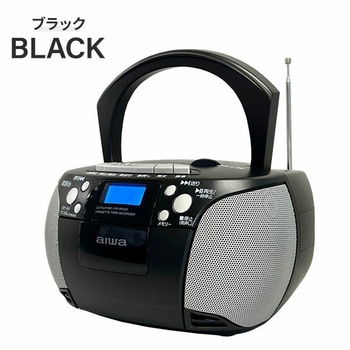 GAA4-CRC0001(BK) aiwa CDラジカセ CD/FMラジオ/カセットテープ 1台
