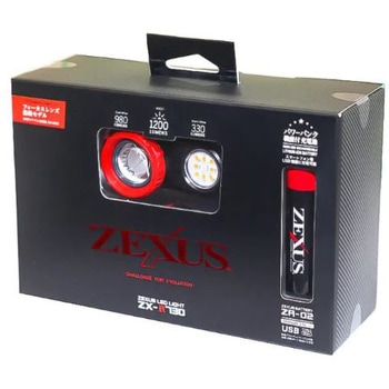 ZEXUS 充電式ヘッドランプ CREE LED ZX-R730 その① フィッシング