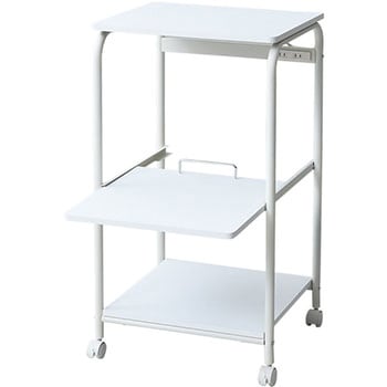 ロータイプレンジラック キャスター付き YAMAZEN(山善) キッチンワゴン