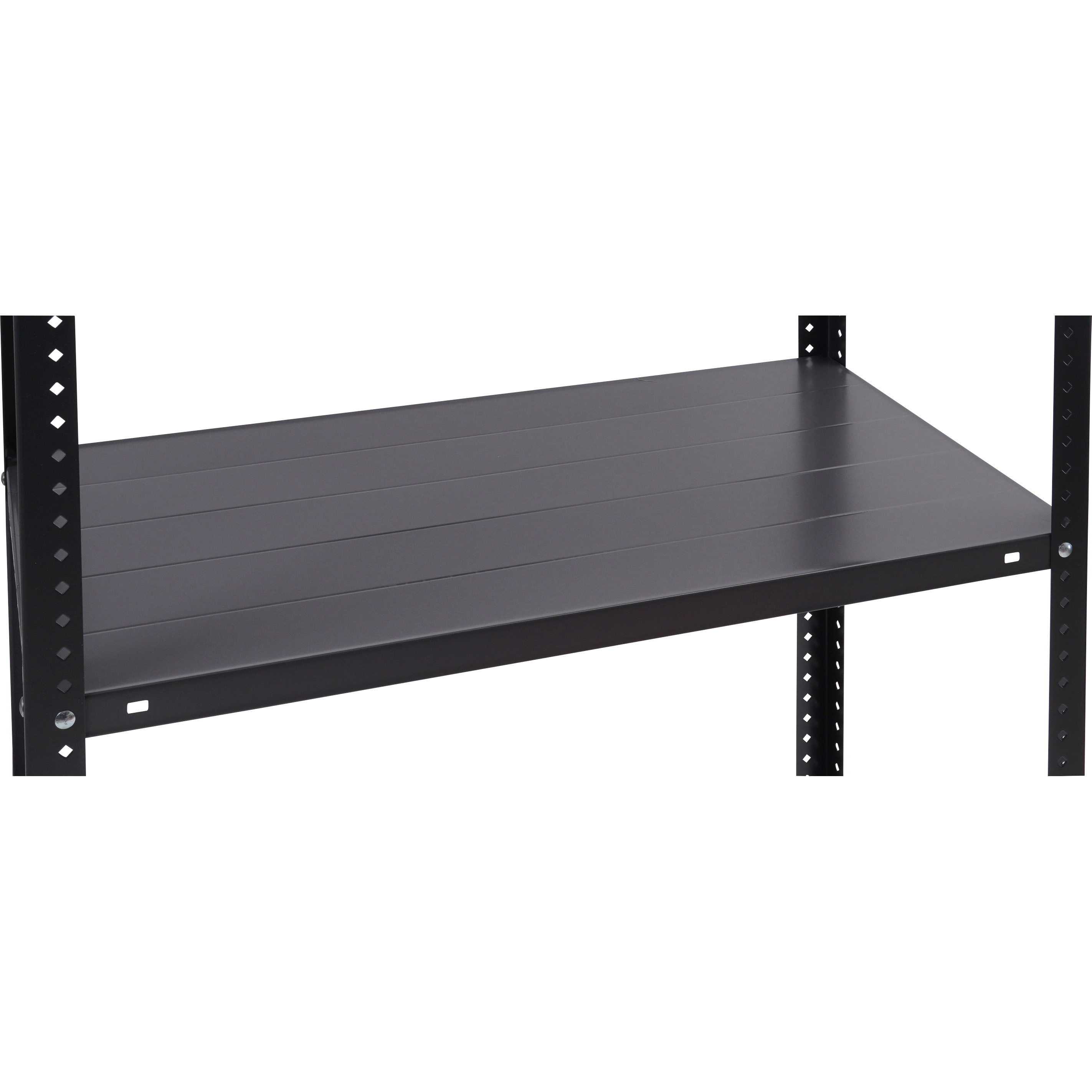 軽量スチールラック モノタロウ 荷重70kg/段 ブラック色 4段 奥行460mm