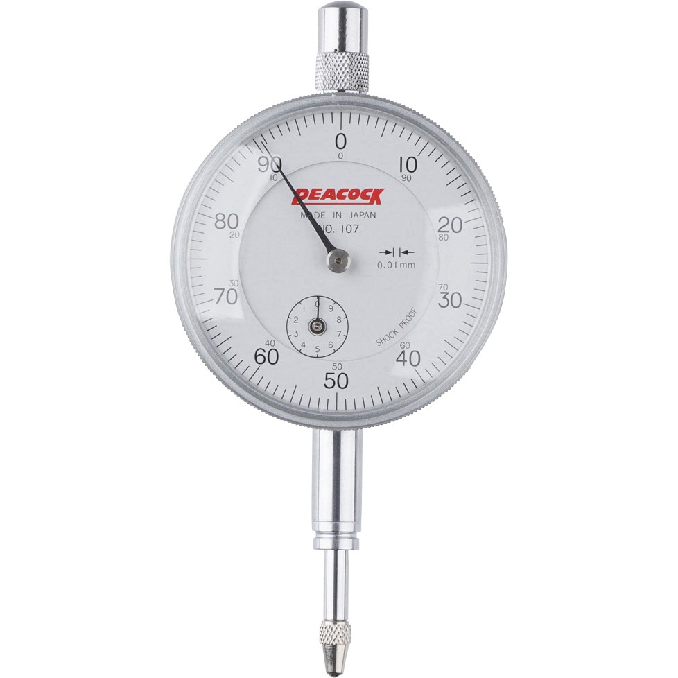 107 標準型ダイヤルゲージ(0.01mmタイプ) Peacock(尾崎製作所