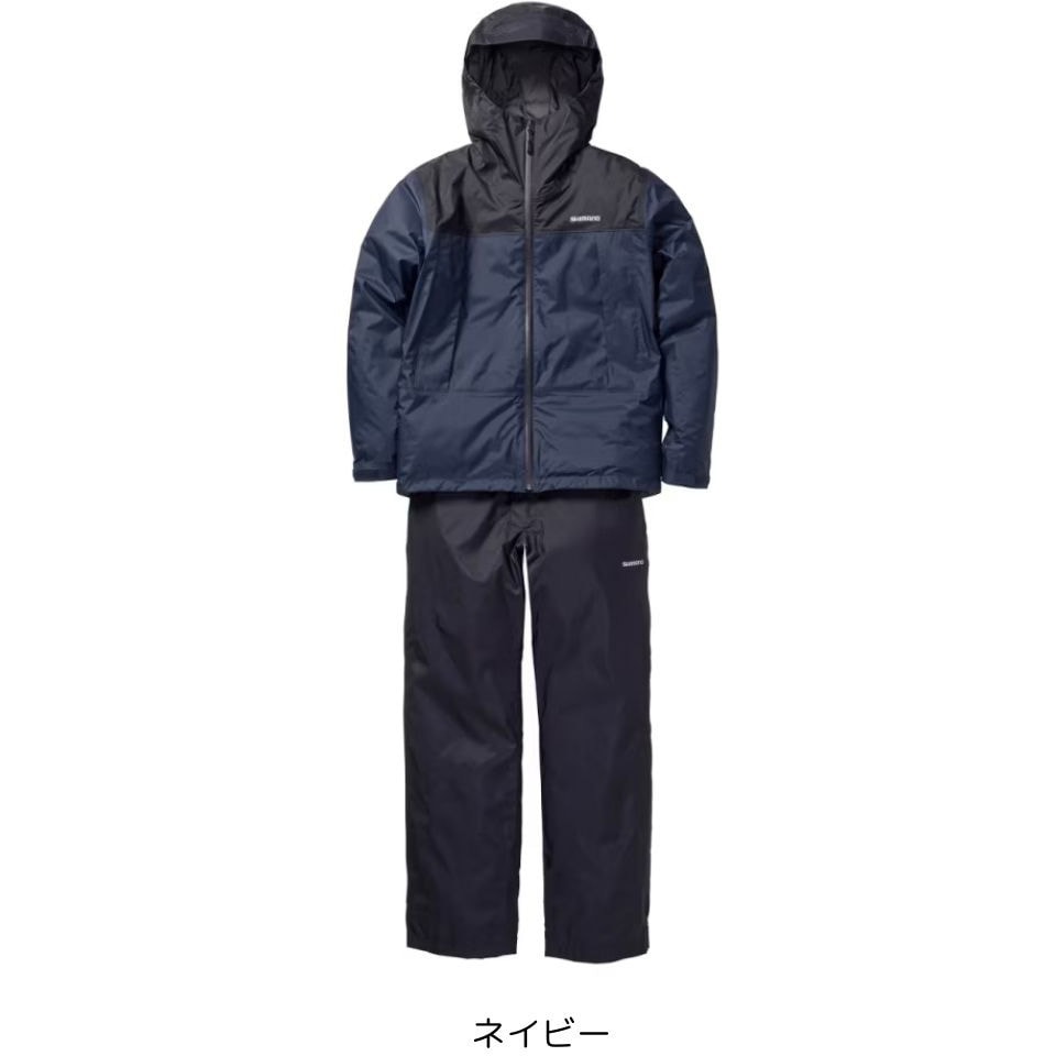 Mサイズ RB-057X ベーシックインサレーションレインスーツ 01 SHIMANO