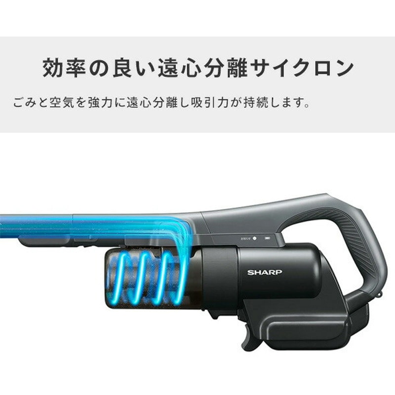 EC-PT2-H コードレス スティック 掃除機 1.2kg シャープ サイクロン