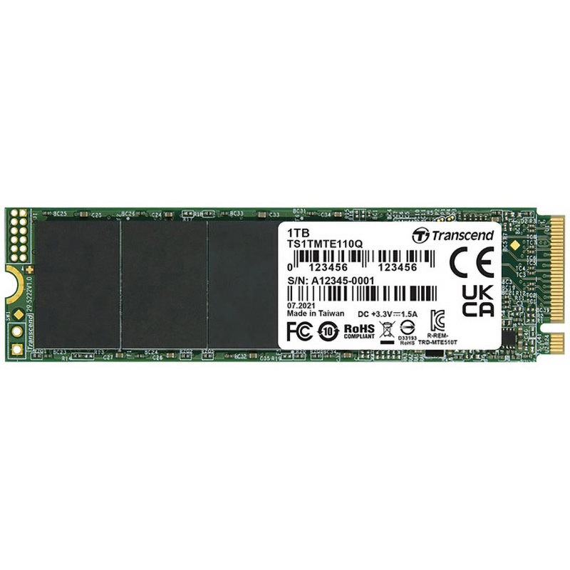 TS1TMTE110Q PCIe SSD 110Q 1個 トランセンド 【通販モノタロウ】