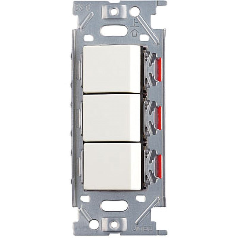 PXP-J-NKW03008-PW スイッチ・コンセントプレート 埋込トリプル