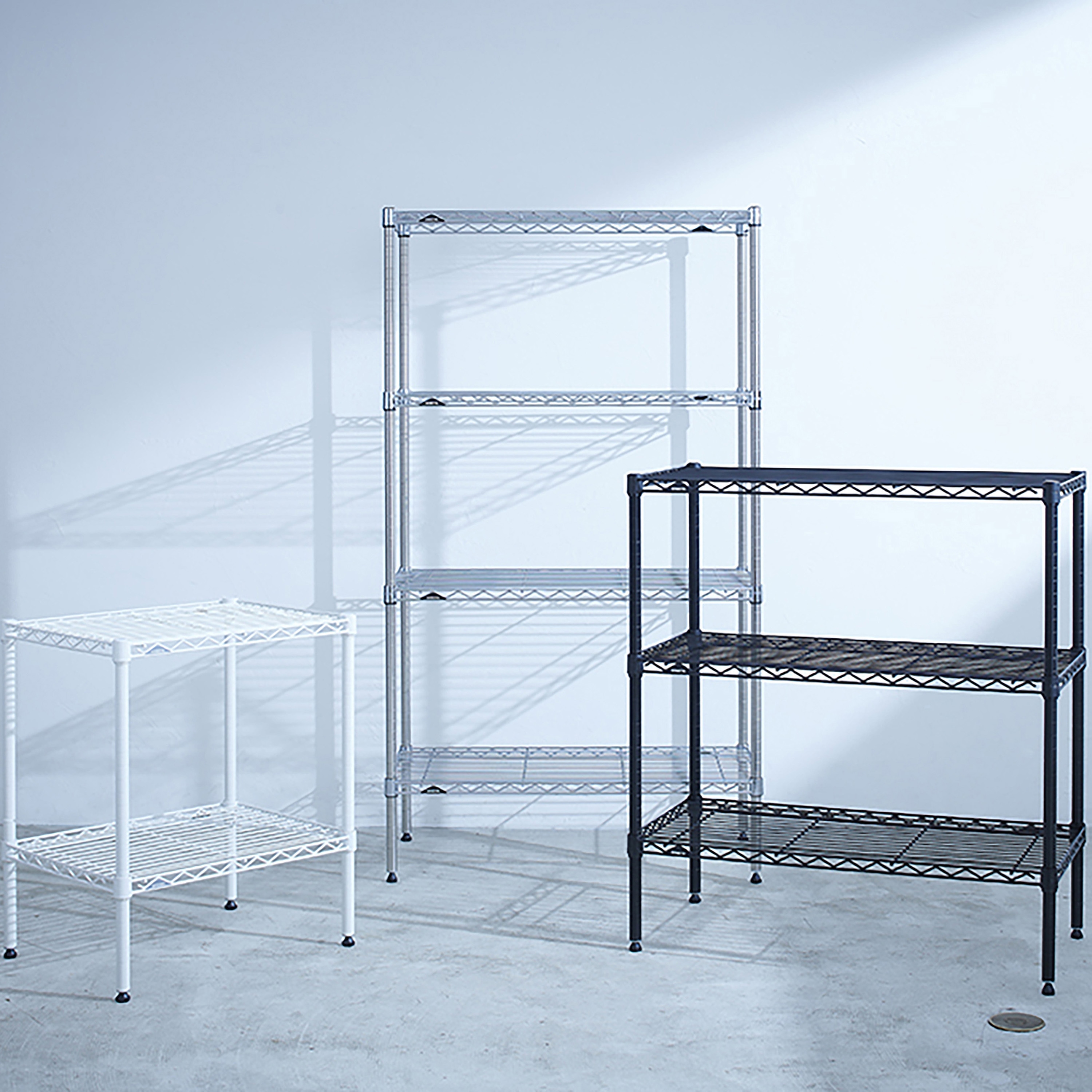 B2448C1 ベーシックシリーズ ワイヤーシェルフ・クローム 1枚 ERECTA