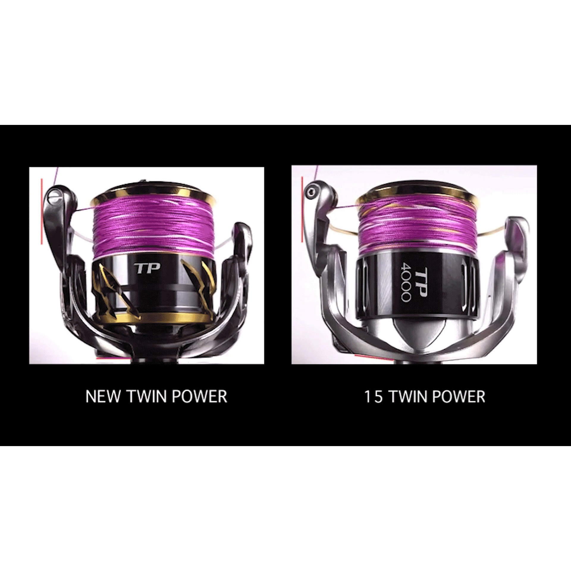 4000PG TWIN POWER ツインパワー SHIMANO(シマノ) 自重260g ハンドル長