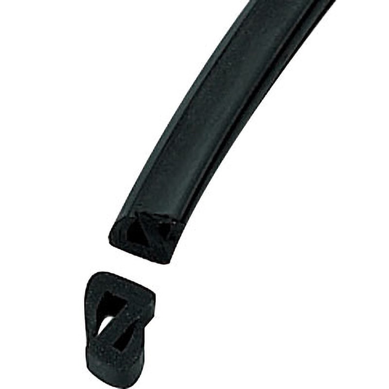 209-0401 100m ガラスはめ込み用ゴムパッキン LAMP(スガツネ工業) 長さ