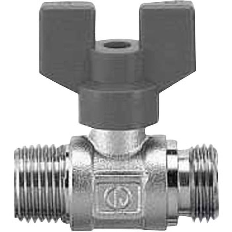 6500-20 ボールバルブ カクダイ 蝶形 R×G接続 ストレート 上水道水用