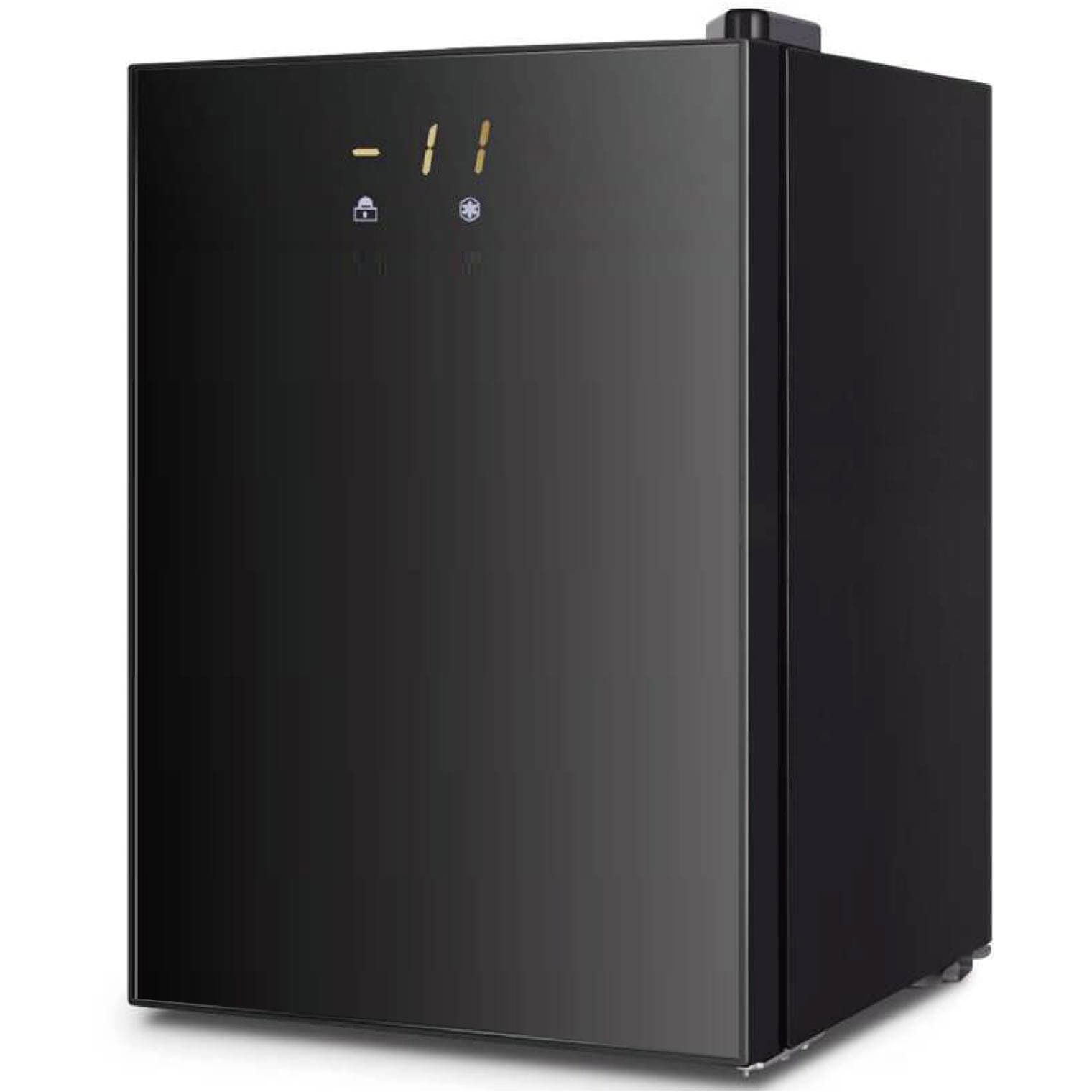 TH-GTR60L-BK ガラス扉1ドア冷凍庫 60L TOHOTAIYO 直冷式 - 【通販