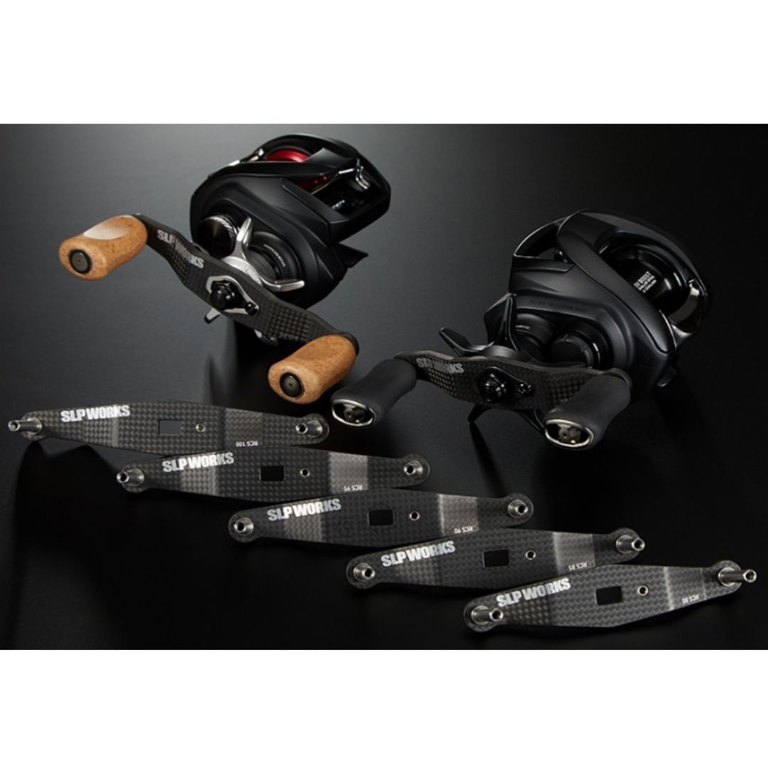 100mm 23RCSB カーボンクランクハンドル 1個 SLP WORKS(エスエルピー