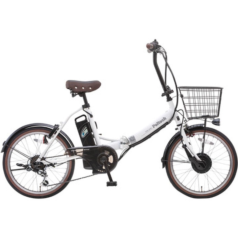 TDN-206-W 折り畳み電動アシスト自転車 TDN-206【簡易組立必要